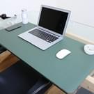 Multifunction Business PVC Leather Mouse Pad Keyboard Pad Table Mat Computer Desk Mat  Size: 60 x 30cm(Green)