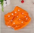 Baby Cloth Reusable Diapers Nappies Washable Newborn Ajustable Diapers Nappy Changing Diaper Children Washable Cloth Diapers  Size:thick(Orange)